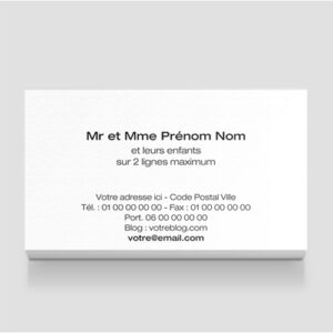 Carte de visite - Ref CV-A9322