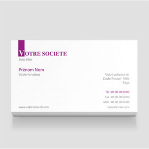 Carte de visite - Ref CV-A9466