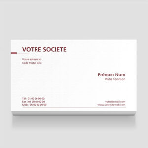 Carte de visite - Ref CV-A9490