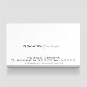 Carte de visite - Ref CV-A9629