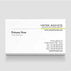 Carte de visite - Ref CV-A9698