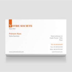 Carte de visite - Ref CV-A9701