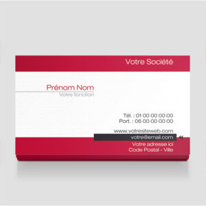 Carte de visite - Ref CV-A9838