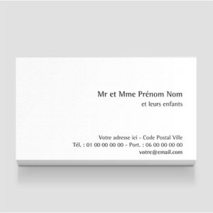 Carte de visite - Ref CV-A9853