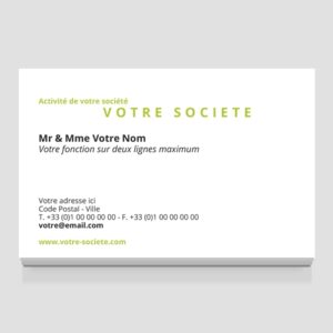 Carte de visite grand format - Ref CV-D4611