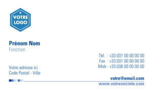 Carte de visite - Ref CV-A4813