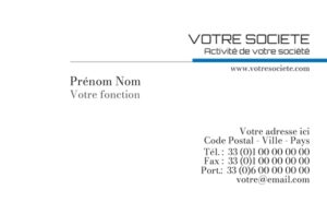 Carte de visite - Ref CV-A4915