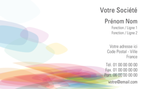 Carte de visite gratuite - Ref CV-A3852-GR