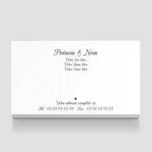 Carte de visite - Ref CV-A542