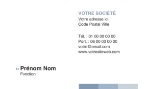 Carte de visite - Ref CV-A6434