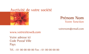 Carte de visite - Ref CV-A1616