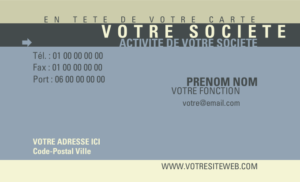 Carte de visite - Ref CV-A9666