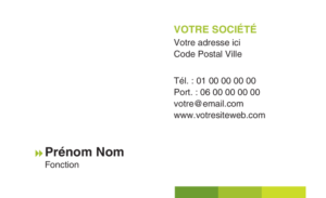 Carte de visite - Ref CV-A9708