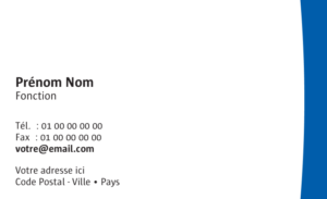 Carte de visite - Ref CV-A9725