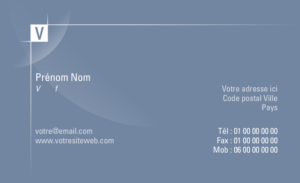 Carte de visite - Ref CV-A9799
