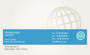 Carte de visite - Ref CV-A8499