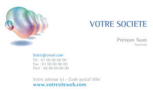 Carte de visite - Ref CV-A9688