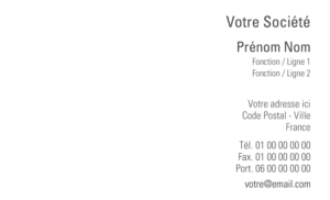 Carte de visite - Ref CV-A3848