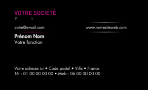 Carte de visite - Ref CV-A9797