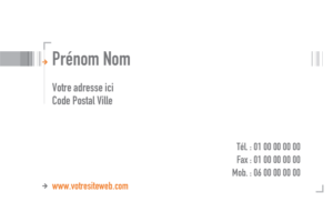 Carte de visite - Ref CV-A736