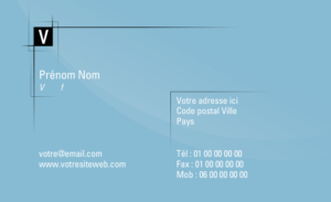 Carte de visite - Ref CV-A9662