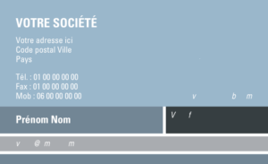 Carte de visite - Ref CV-A6636