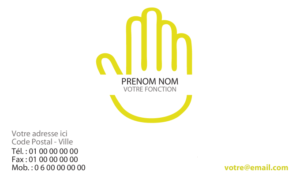 Carte de visite - Ref CV-A8342