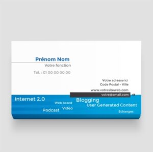 Carte de visite - Ref CV-A6387