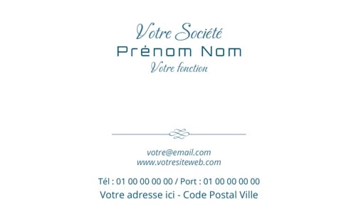 Carte de visite - Ref CV-A699