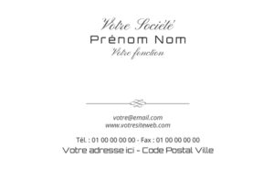 Carte de visite - Ref CV-A709