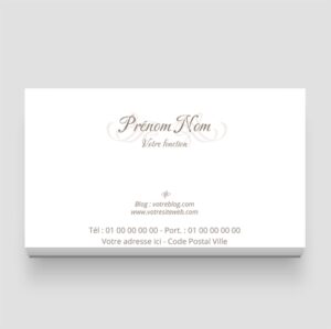 Carte de visite - Ref CV-A714