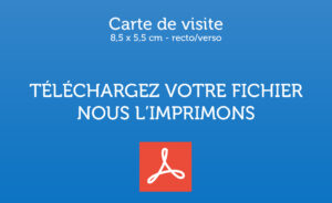 Carte de visite RV - Ref CV-B14088