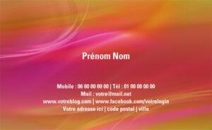 Carte de visite - Ref CV-A9189