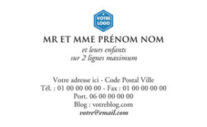 Carte de visite - Ref CV-A9326