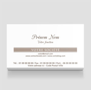 Carte de visite - Ref CV-A9349