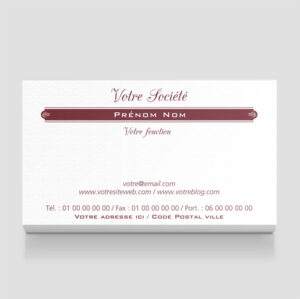 Carte de visite - Ref CV-A9354