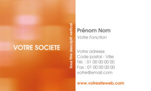 Carte de visite - Ref CV-A9748