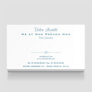 Carte de visite - Ref CV-A9885