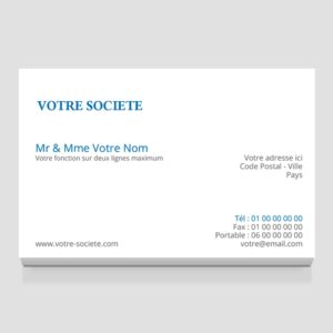 Carte de visite grand format - Ref CV-D9916