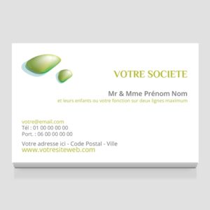 Carte de visite grand format - Ref CV-D9922