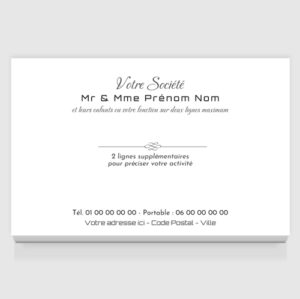 Carte de visite grand format - Ref CV-D9949