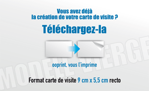 Carte de visite - Ref CV-A4280