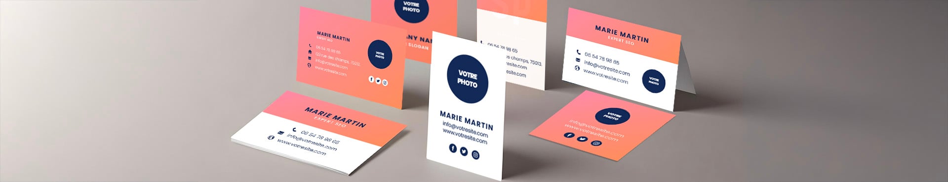 Guide pour choisir le format d'une carte de visite