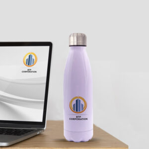 Bouteille isotherme Violette - Votre logo <br> <strong>  500 ml </strong> – Image 2