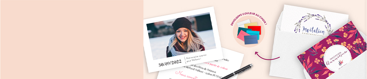 Cartons d'invitation