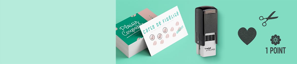 Tampon carte de fidélité
