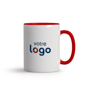Mug céramique personnalisé - Rouge