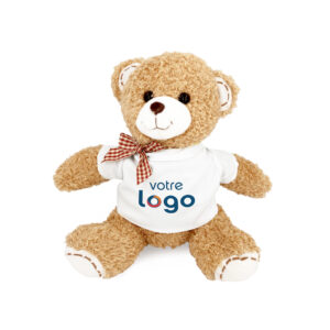 Timmy l’ours en peluche personnalisé <br> <strong>  18 cm </strong>
