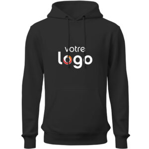 Sweat-shirt à capuche mixte Roly® - Noir – Image 2