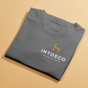 T-shirt mixte Roly® – Gris recto verso – Image 3